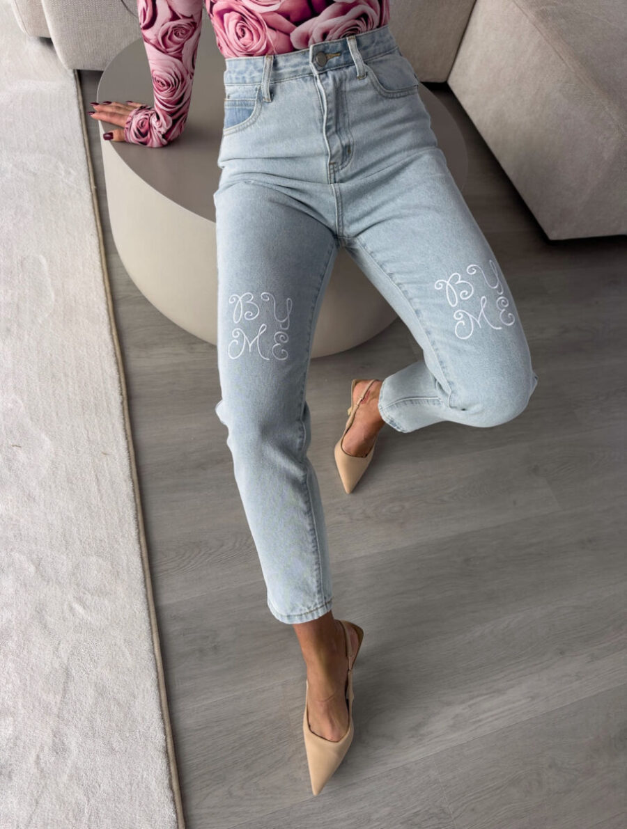 Jeansy MOM FIT LOWE – jeansow - obrazek 3