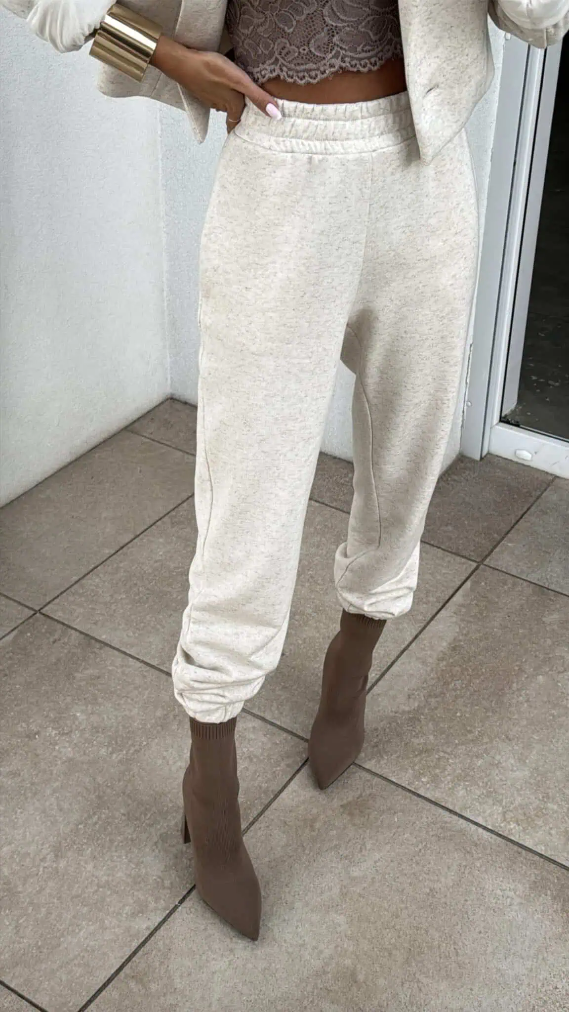 Spodnie dresowe CLASSIC – konopia