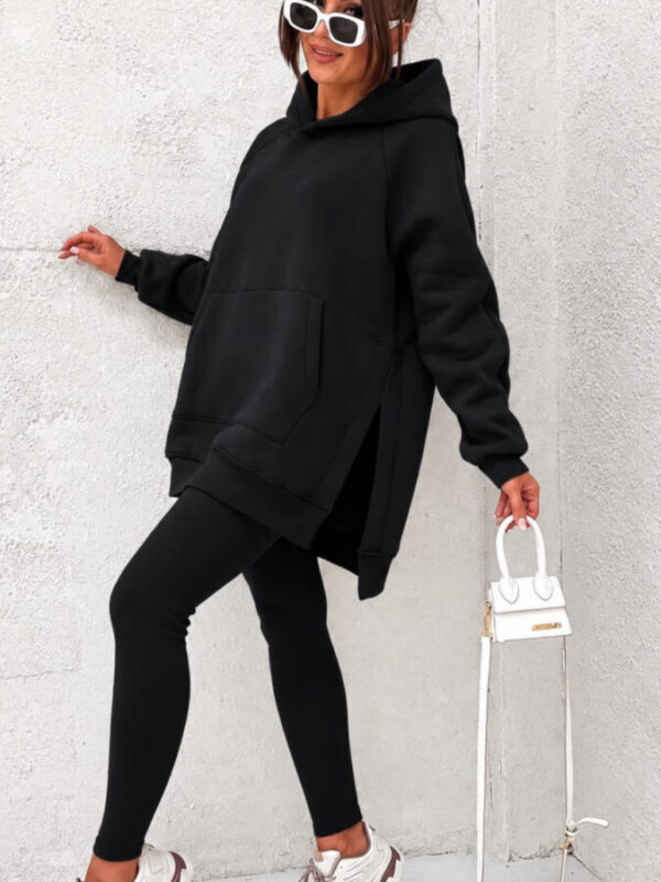 KOMPLET bluza plus legginsy prążek