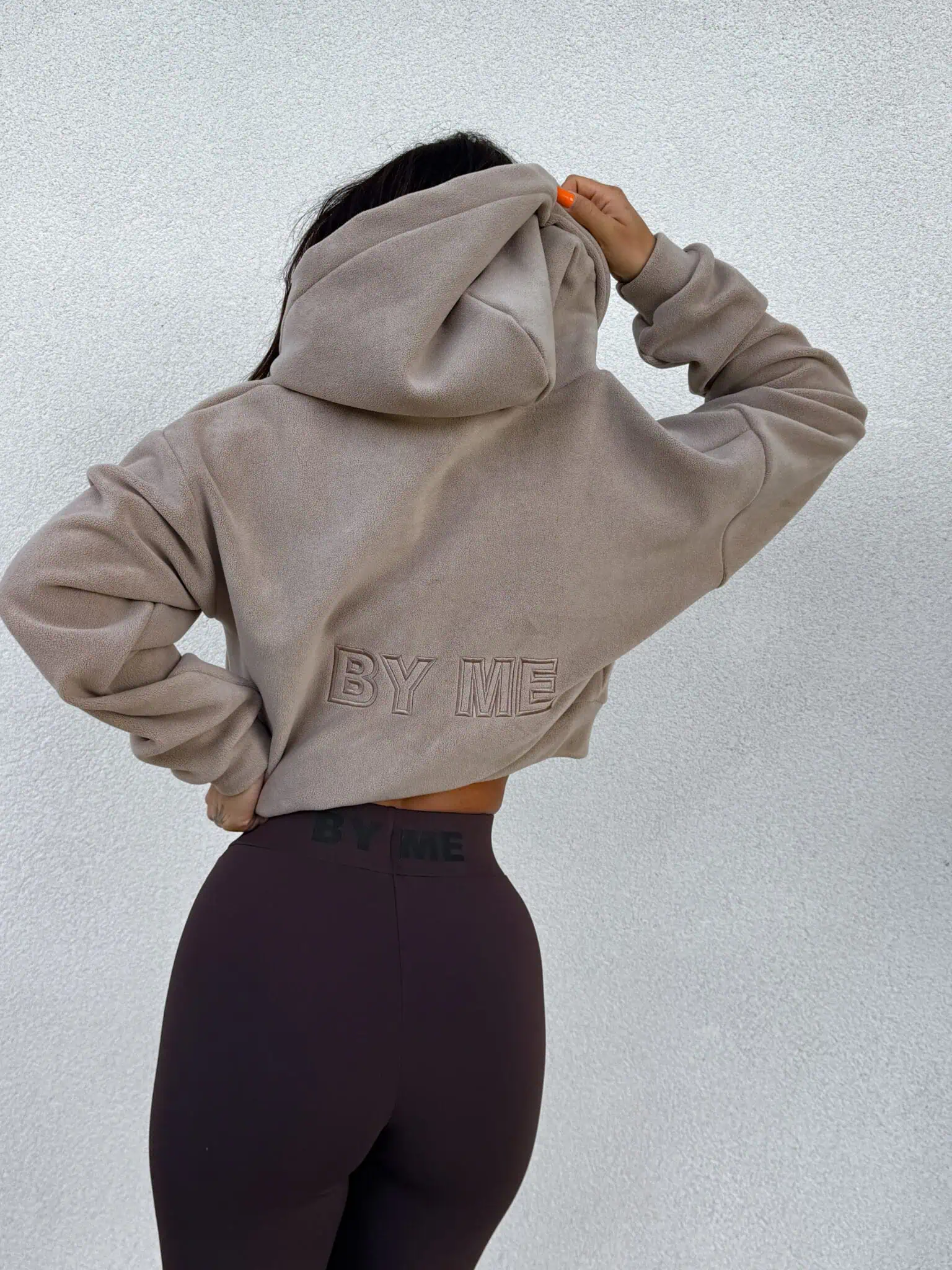 Bluza polarowa BLISS – ciemny beż, preorder - obrazek 3