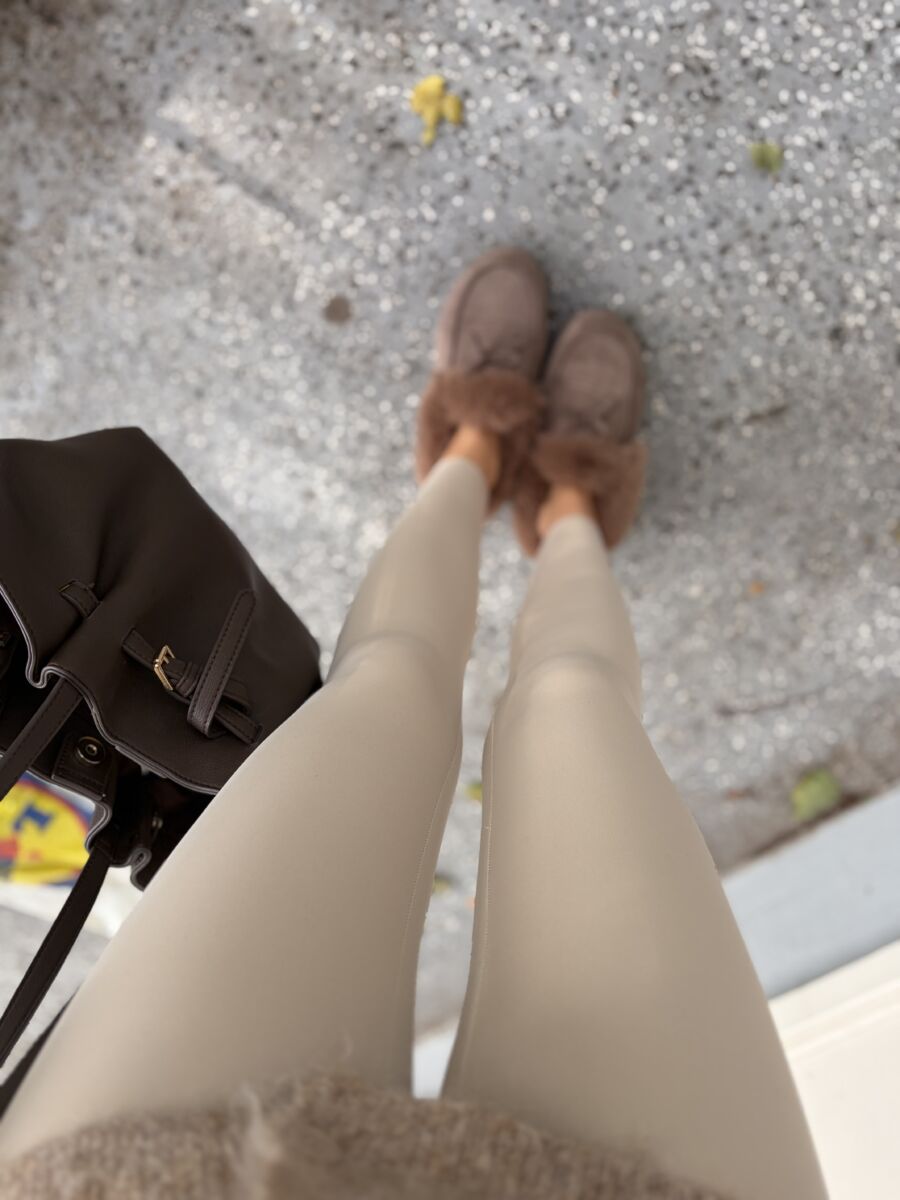 Modelujące legginsy AZARA kremowe (Kopia)